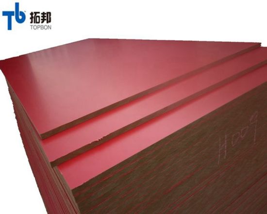 "Tablero de MDF de melamina de grano de madera con precio competitivo de alta calidad"