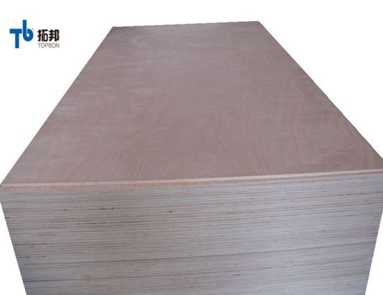 1220*2440mm Okoume cara de madera contrachapada con fabricación de muebles