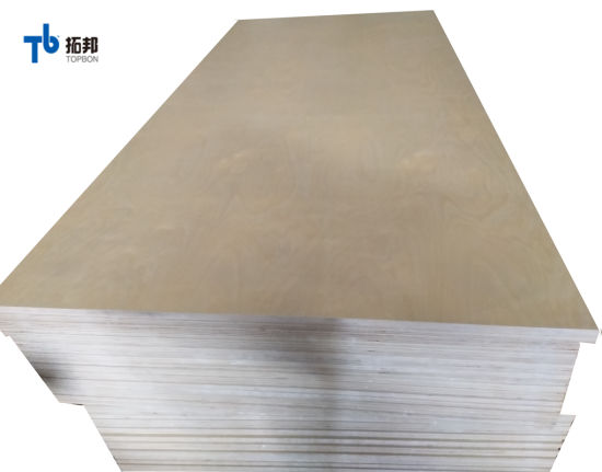1220*2440mm dos veces de madera contrachapada comercial de prensa caliente para decoración de interiores