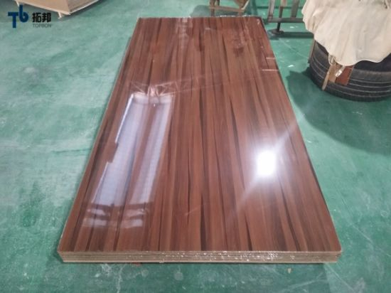 Tablero de MDF UV de alto brillo/Hoja de MDF UV con alta calidad