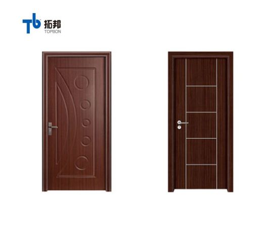 "Puerta de madera de PVC/Puerta de baño de PVC con buena calidad"