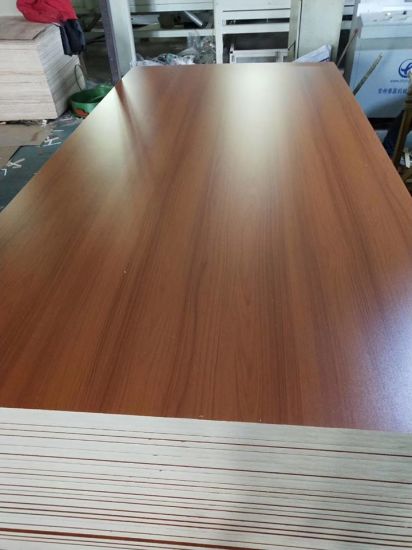 "Madera de melamina Wodgrain/melamina MDF de 12 mm con buena calidad"