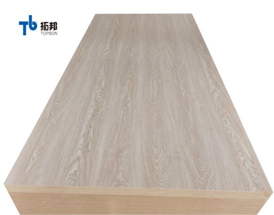 Tablero de MDF laminado de melamina de alta calidad para el mercado exterior