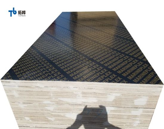 "Madera contrachapada con revestimiento de película negra de 21 mm con buen precio"