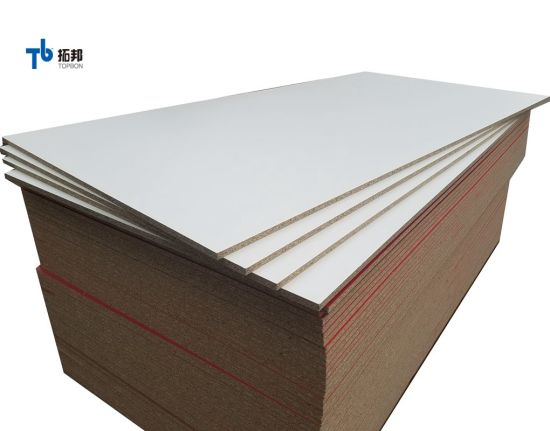 Tablero de partículas/aglomerado laminado de melamina para muebles