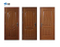 "Puerta de PVC MDF/PVC Puerta rasante con alta calidad"