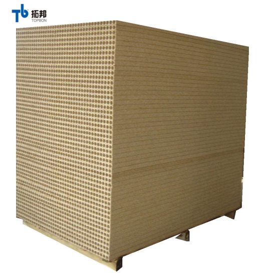 Precio barato de aglomerado tubular/tablero de partículas para el núcleo de la puerta