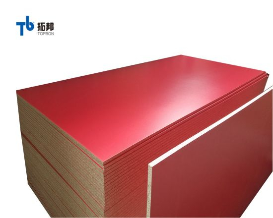 "Aglomerados de melamina de varios colores para uso en muebles"