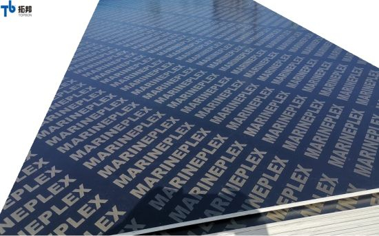 Madera contrachapada con revestimiento de película negra de 12 mm para uso en la construcción