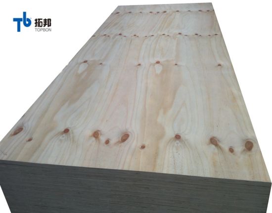 Madera contrachapada de pino de construcción de bajo precio para los mercados de África