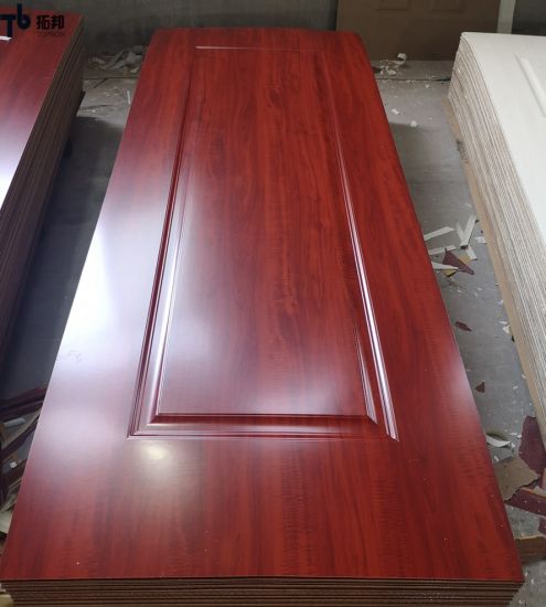 Piel de puerta con revestimiento de melamina de 2,7 mm-4,5 mm con la mejor calidad