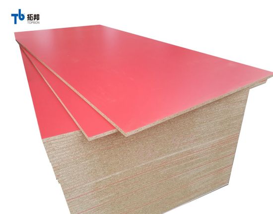 "Tablero de partículas con revestimiento de melamina/Fábrica de tableros de partículas de melamina para uso de muebles"