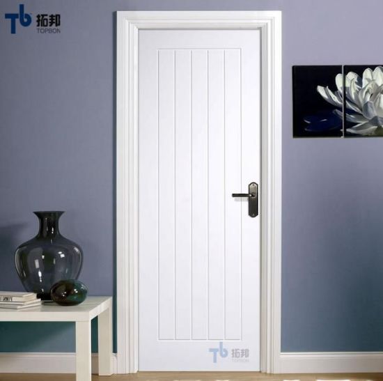 "Puerta imprimada en blanco sólido de alta calidad de 1981 mm para el mercado del Reino Unido"