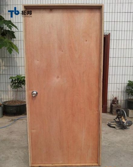 "Precio de la puerta del dormitorio de madera contrachapada interior con marco"