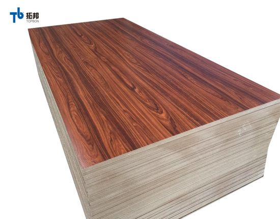 Tablero MDF de melamina de alta calidad para la fabricación de muebles