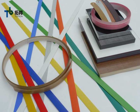 "Cinta de bandas de borde de PVC popular de la fábrica de China con precio al por mayor"